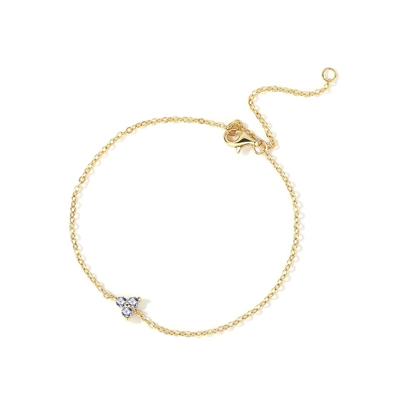 TRIANGULE SHAPE ZIRCONIA BRACELET - Imagen 2