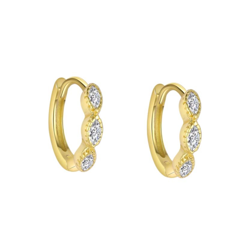 SPARKLE MARQUISE ZIRCON HOOP