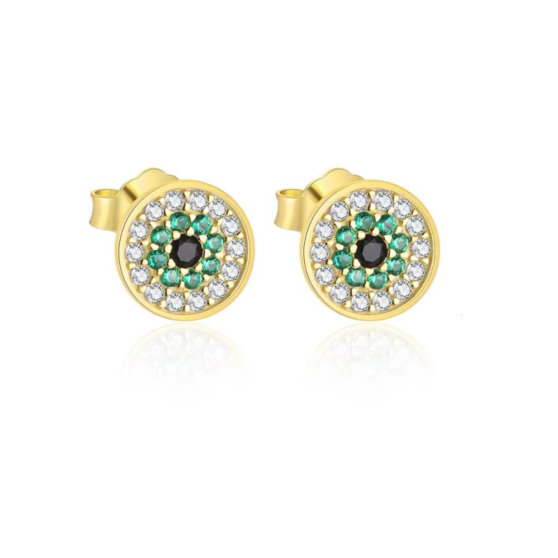 EYE MICRO ZIRCONIA EARRINGS