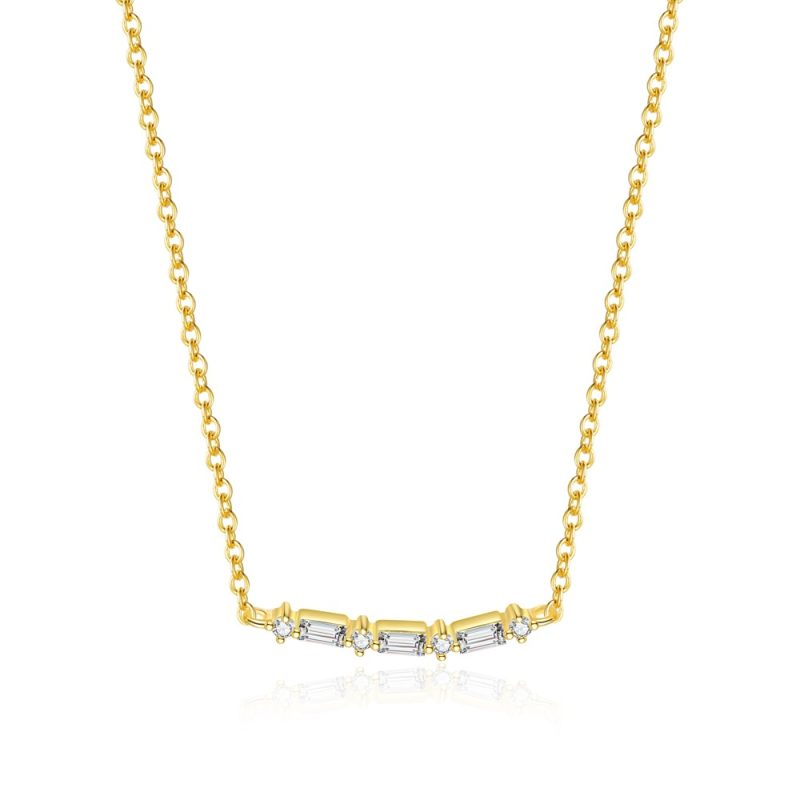 ZIRCON BAR NECKLACE