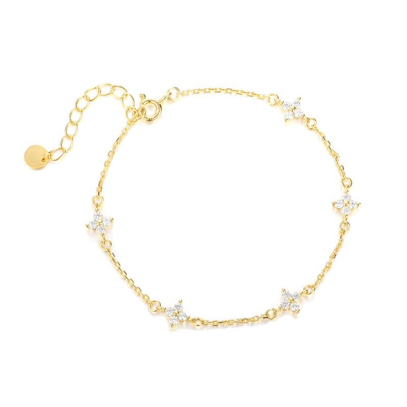 FLOWER ZIRCON BRACELET
