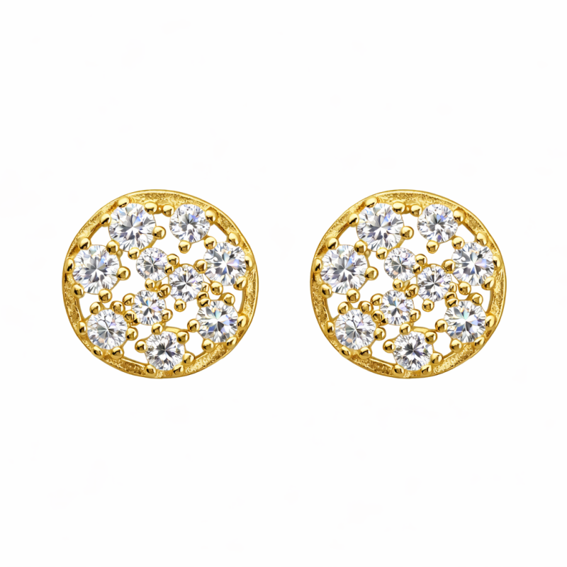 ROUND ZIRCON STUD